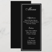 Menukaart (Voorkant / Achterkant)