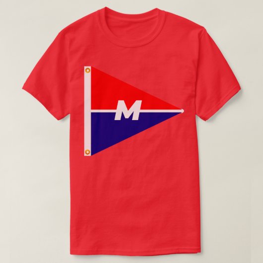 MenunketeYacht Club Burgee TShirt (Design voorkant)