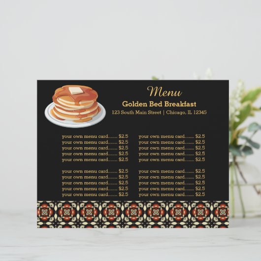 Menuontbijt (Staand voorkant)