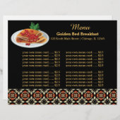 Menuontbijt (Voorkant / Achterkant)