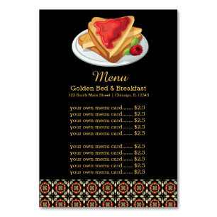 Menuontbijt Kaart
