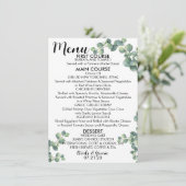 Menuopties Menu (Staand voorkant)