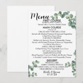 Menuopties Menu (Voorkant / Achterkant)