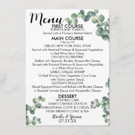 Menuopties Menu