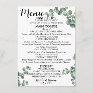 Menuopties Menu