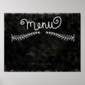 Menuposter Poster (Voorkant)
