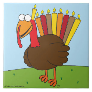 Menurkey Tile/Trivet (groot) Tegeltje