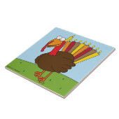 Menurkey Tile/Trivet (groot) Tegeltje (Zijkant)