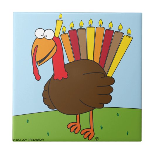 Menurkey Tile/Trivet Tegeltje (Voorkant)