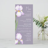 Menus for a modern wedding. menu (Staand voorkant)