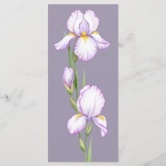 Menus for a modern wedding. menu (Achterkant)