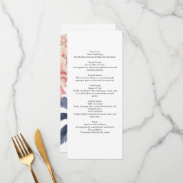 Menus Template Casamento Elegante Floral  Menu