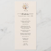 Menu's van Boho-monogram (Voorkant)