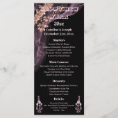 Menu's van zwart-wit en Roos Gold Nieuwjaar & Cham (Voorkant)