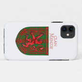 Menzie Tartan Scottish Play Lion Rampant Case-Mate iPhone Case (Achterkant (horizontaal))