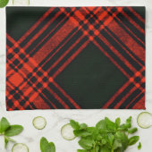 Menzies Antiek Jacht Tartan Plaid Schots Theedoek (Gevouwen)