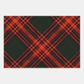 Menzies Antiek jagen Tartan Pset Pattern Inpakpapier Vel (Voorkant 3)