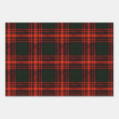Menzies Antiek jagen Tartan Pset Pattern Inpakpapier Vel (Voorkant)
