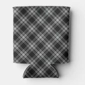 Menzies Black Scottish Tartan Pattern Apron Blikjeskoeler (Voorkant)