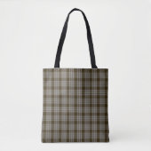 Menzies Brown Clan Tartan Scottish Pset Tote Bag (Voorkant)