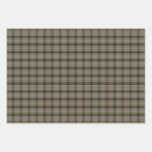 Menzies Brown Tartan Scottish Pset Inpakpapier Vel (Voorkant 2)