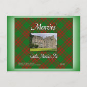 Menzies' Castle Menzies Ale Briefkaart (Voorkant)