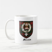 Menzies Clan Crest Badge Tartan Koffiemok (Links)