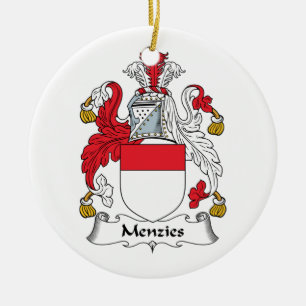 Menzies Family Crest Keramisch Ornament