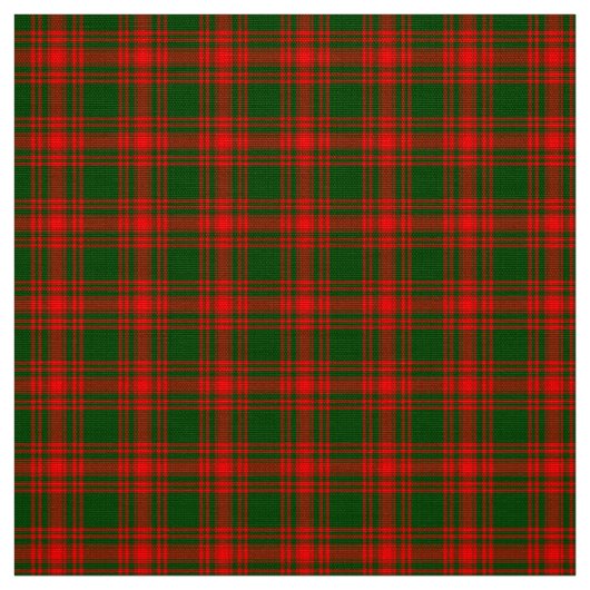 Menzies Green Modern Tartan Stof (Swatch)