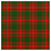 Menzies Green Modern Tartan Stof (Close Up)