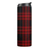 Menzies Hunting Tartan Scottish Pset Pattern Thermosbeker (Gedraaid links)