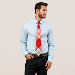 Menzies Red Clan Tartan Schotse Plaid Stropdas