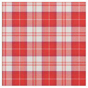 Menzies Red Clan Tartan Scottish Pset Stof
