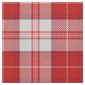 Menzies Red Tartan Stof (Close Up)