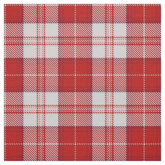 Menzies Red Tartan Stof (Swatch)