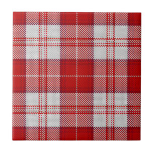 Menzies Red Tartan Tegeltje