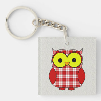 Menzies Tartan Pset Owl Sleutelhanger