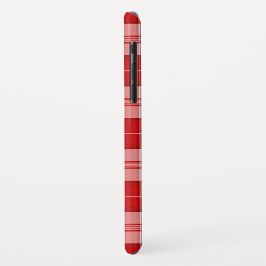 Menzies tartan red white plaid Case-Mate iPhone case (Achterkant/links)