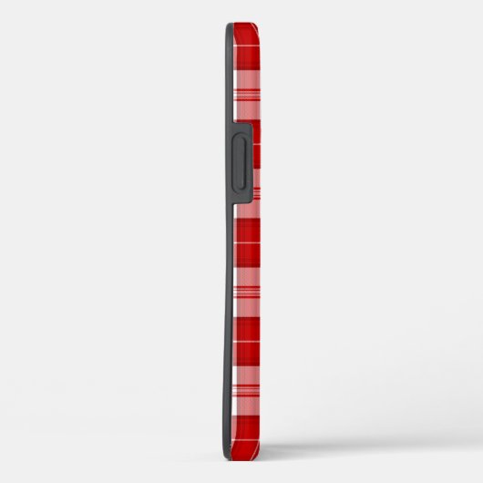 Menzies tartan red white plaid Case-Mate iPhone case (Achterkant / Rechts)