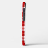 Menzies tartan red white plaid Case-Mate iPhone case (Achterkant / Links)
