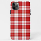 Menzies tartan red white plaid Case-Mate iPhone case (Achterkant)