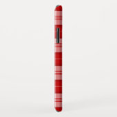 Menzies tartan rood wit geruit Case-Mate iPhone case (Achterkant/rechts)