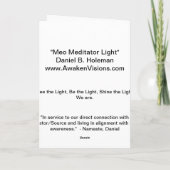 Meo Meditator Light Kaart (Achterkant)