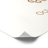 Meodow Little Duckling Garden Baby shower Welkom Poster (Hoek)