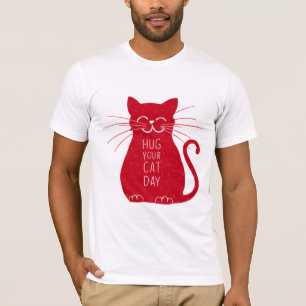 Meografische momenten: Nationale kattendag viering T-shirt