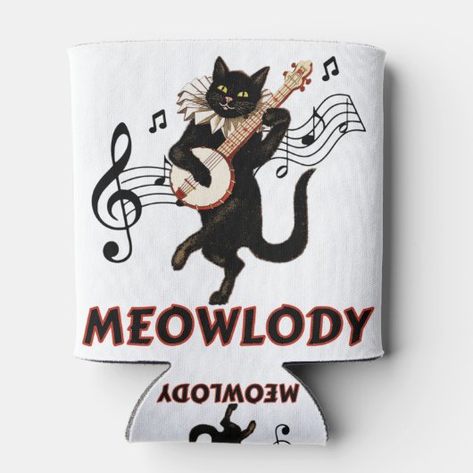 Meolody Cat Music Guitar Blikjeskoeler (Achterkant)