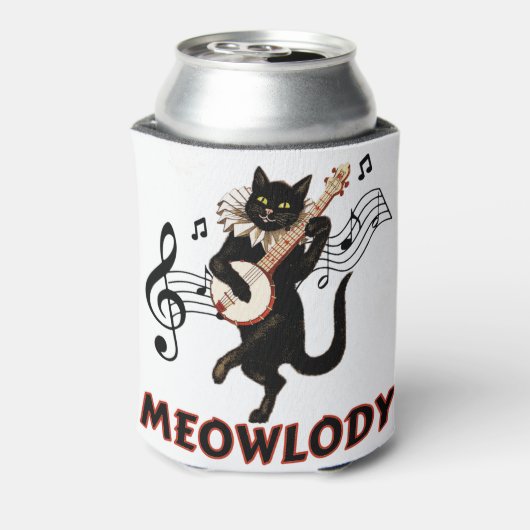 Meolody Cat Music Guitar Blikjeskoeler (Blikje Achterkant)