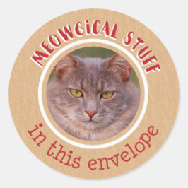 Meologisch spul ronde sticker