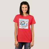 Meoowstache T-shirt (Voorkant volledig)