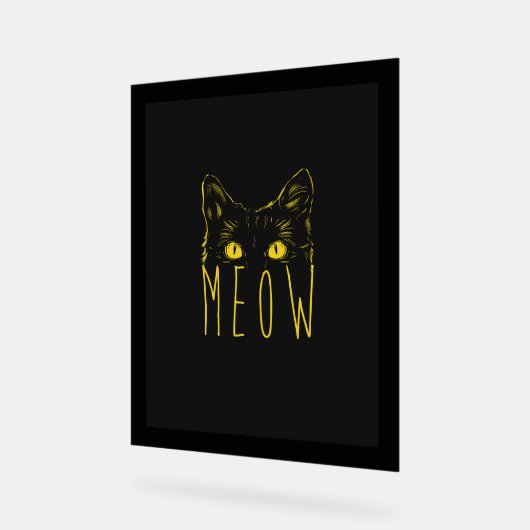 Meow Acryl Bord (Hoek)